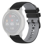 Silikonski pas za uro Garmin Venu 2 Plus / Vivomove / Vivoactive 3 / Vivomove Sport / Forerunner 55 / Vivomove 3 / Vivomove Luxe / Vivomove Style / Forerunner 245 / 245 Music - črn