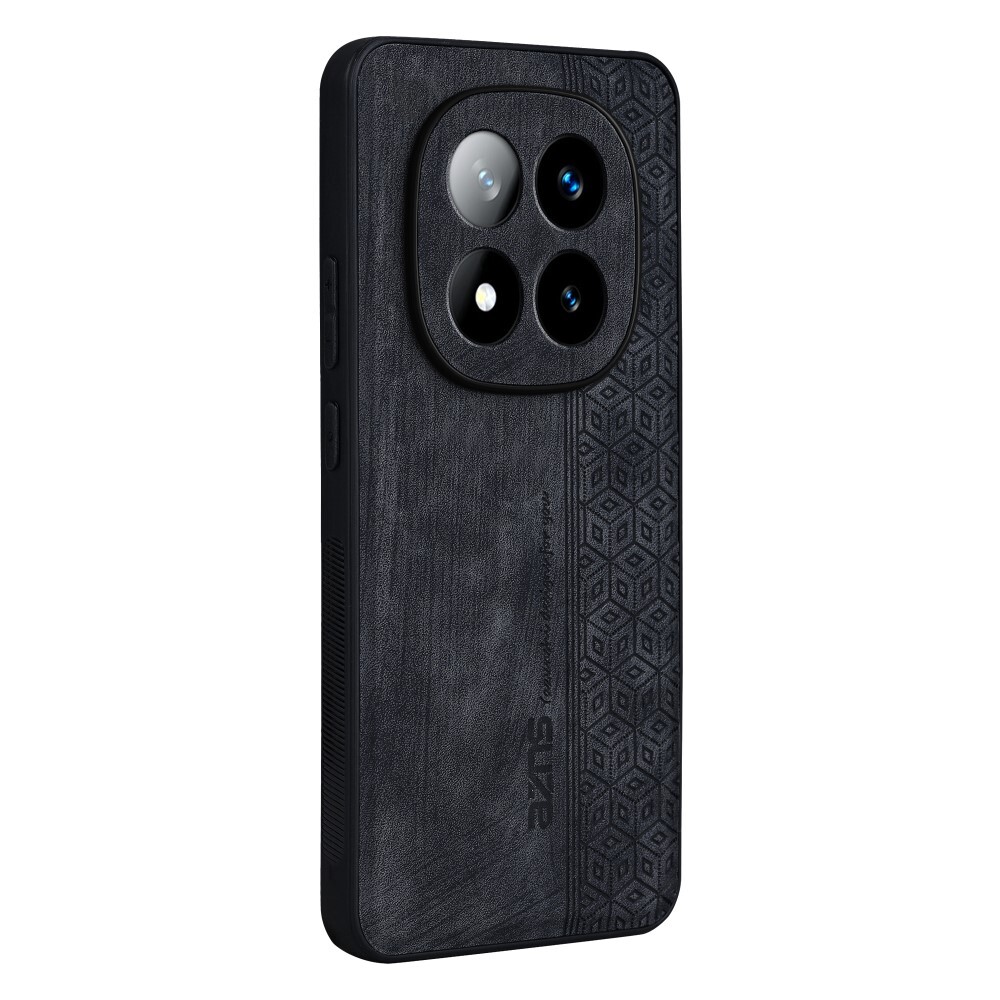 Premium ovitek Cube Leather za Xiaomi Poco X7 z vgrajeno zaščito zadnjih kamer - graphite black