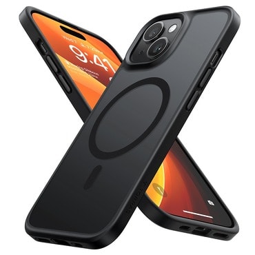 Premium ovitek Torras "Guardian Magnetic" za iPhone 15 Pro - črn