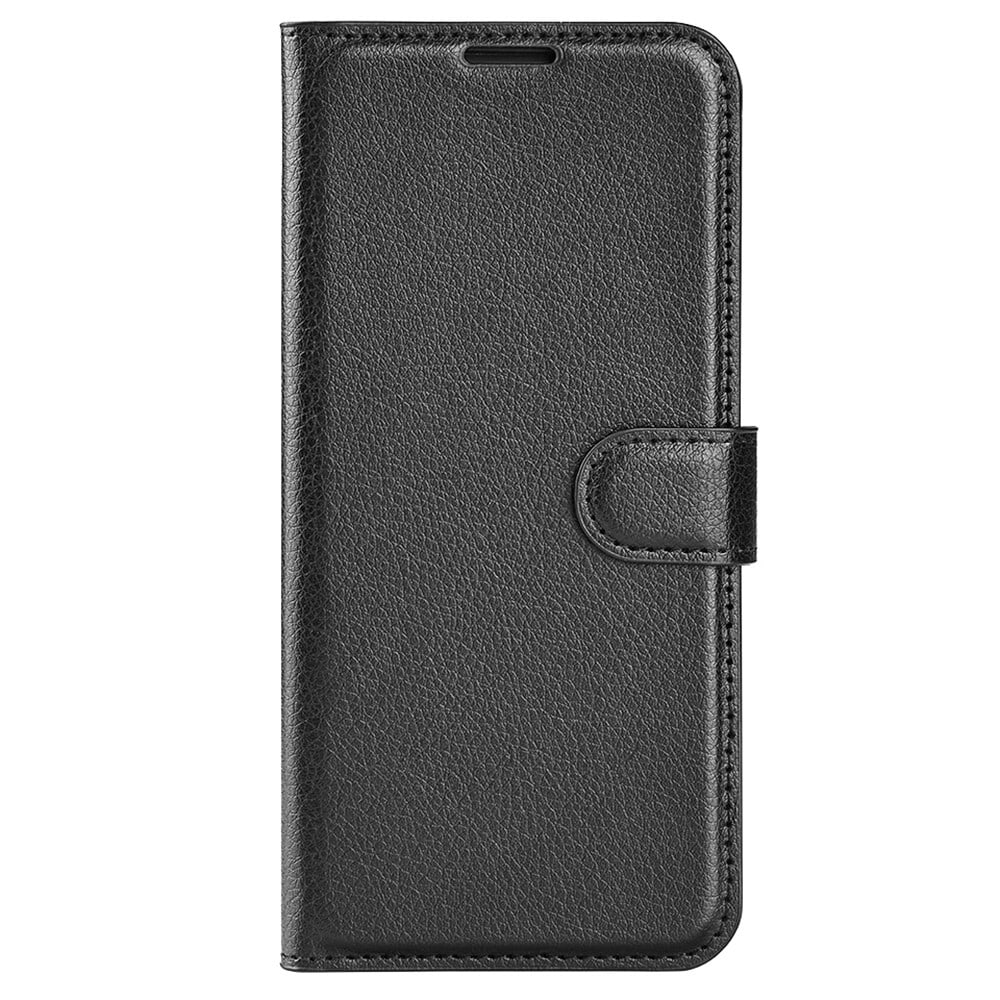 Etui "Litchi" za Samsung Galaxy A36 - črn