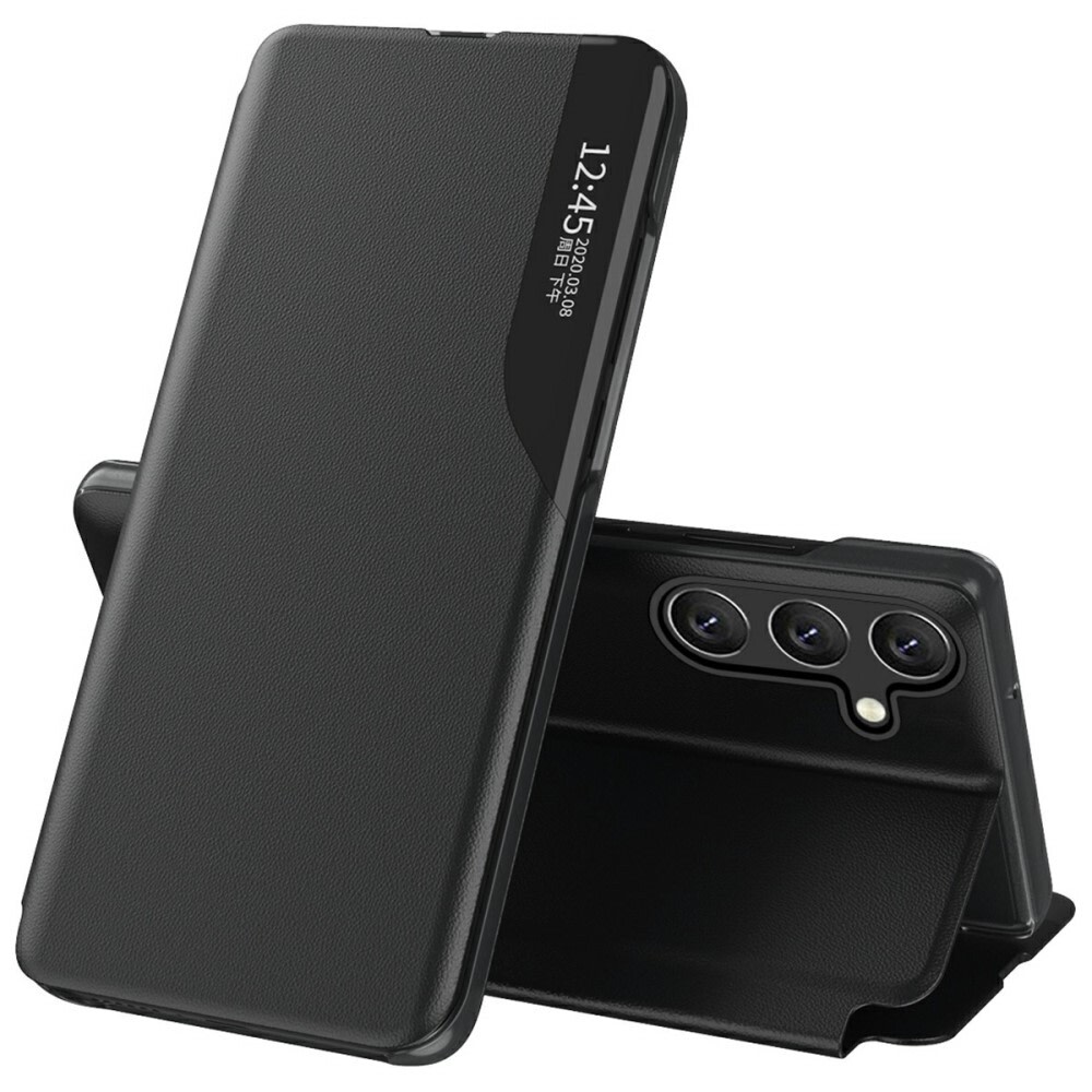 Etui "Edge View" za Samsung Galaxy A36 - črn