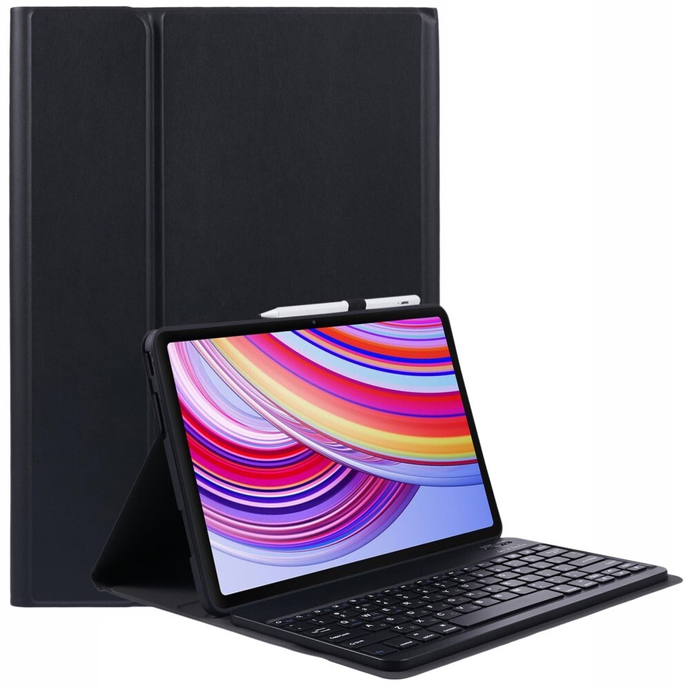 Pisarniški etui z Bluetooth tipkovnico za Xiaomi Redmi Pad Pro 5G - črn