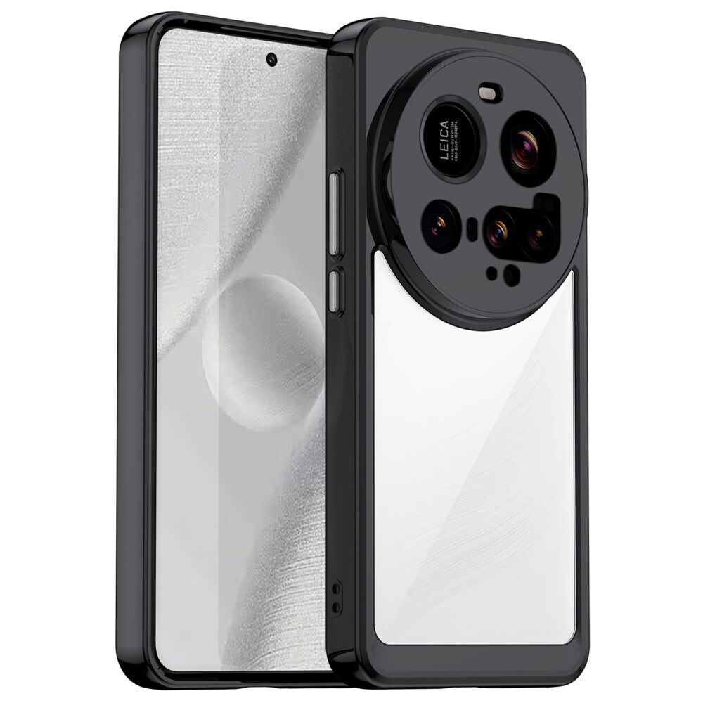 Hibriden ovitek "Frame Shield" za Xiaomi 15 Ultra - črn