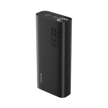 Power bank BWOO "P44" 22.5W 20000mAh z dvema USB in enim USB-C vhodom - črn Power bank BWOO "P44" 22.5W 20000mAh z dvema USB in enim USB-C vhodom - črn