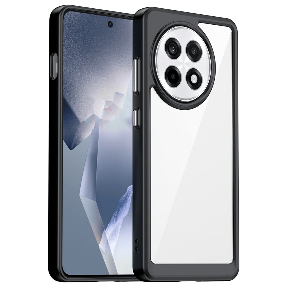 Hibriden ovitek "Frame Shield" za OnePlus 13R - črn