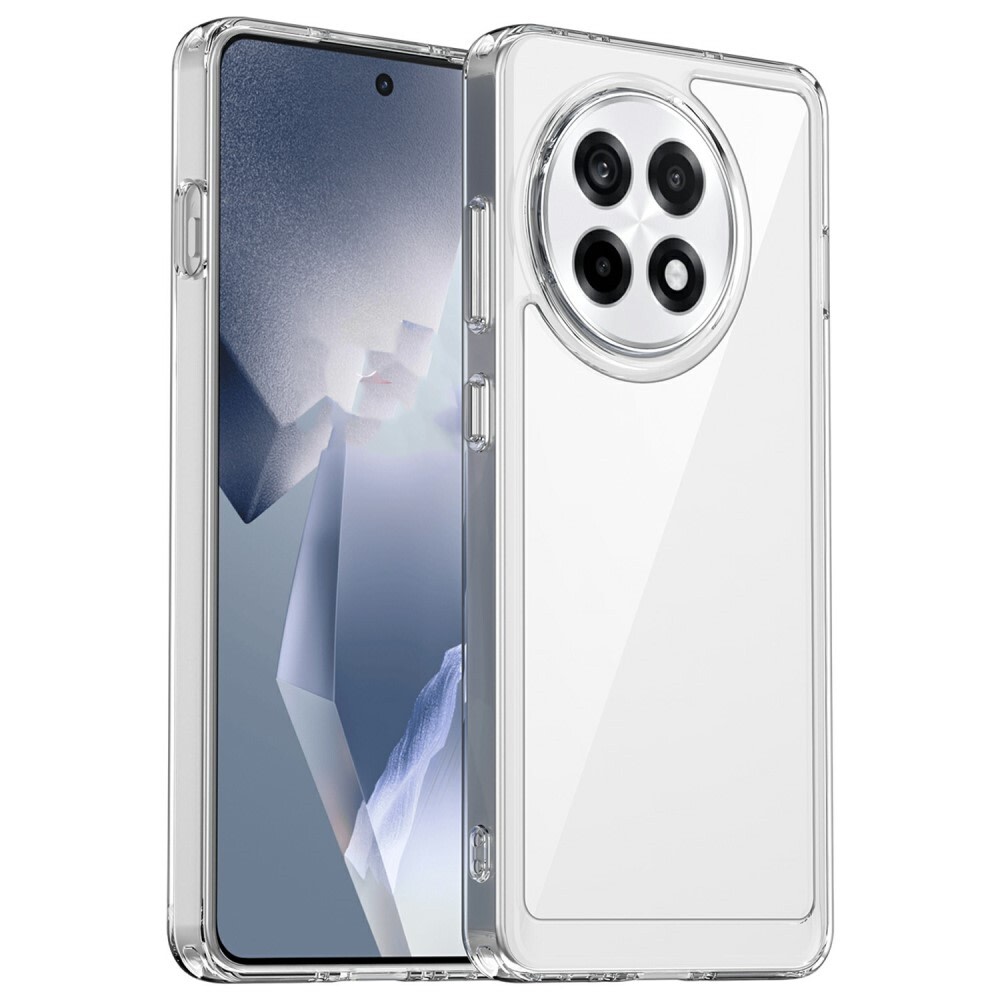 Hibriden ovitek "Frame Shield" za OnePlus 13R - prozoren