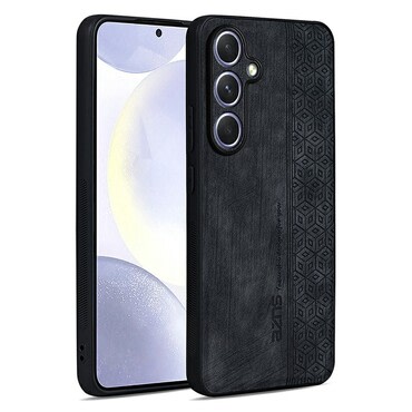 Premium ovitek Cube Leather za Samsung Galaxy A36 z vgrajeno zaščito zadnjih kamer - graphite black