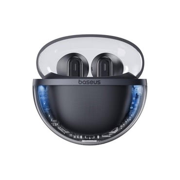 Brezžične slušalke Baseus Bowie E5x z gaming načinom, 60ms latenco in odpravljanjem šumov s pomočjo umetne inteligence – črne