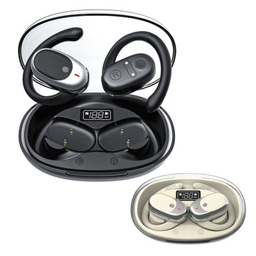HIT 2025: Brezžične slušalke FitSonic - odprte Bluetooth 5.3 športne slušalke z nastavljivo zaponko in močnimi basi HIT 2025: Brezžične slušalke FitSonic - odprte Bluetooth 5.3 športne slušalke z nastavljivo zaponko in močnimi basi