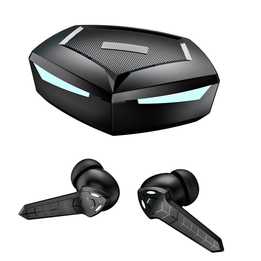 Brezžične slušalke SonicFlow LED - Bluetooth 5.2 slušalke z odličnim zvokom, E-sport odzivnostjo in samodejno povezavo - cobra slayer