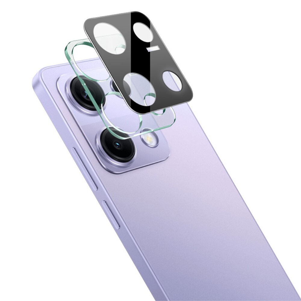 Full body zaščitno steklo za zadnjo kamero za Xiaomi Redmi Note 14S - črno