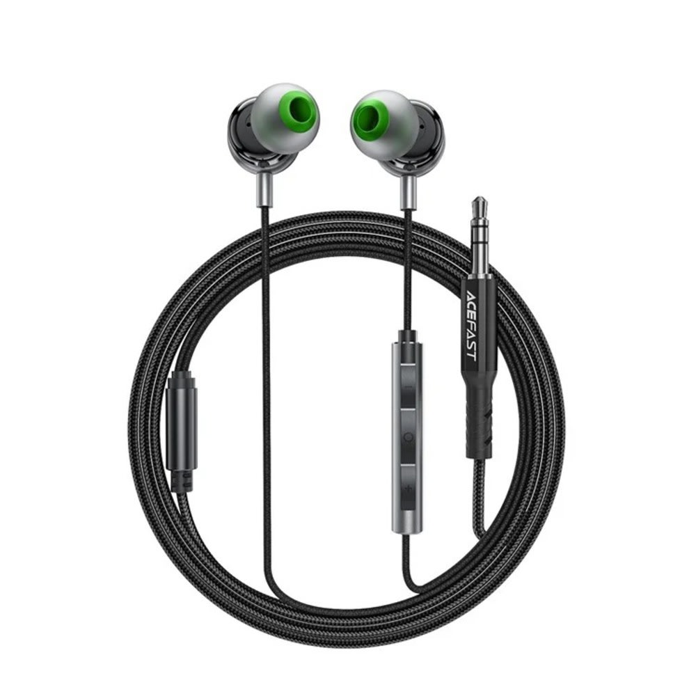 In-Ear slušalke Acefast "L4" s 3.5 mm priključkom - črne