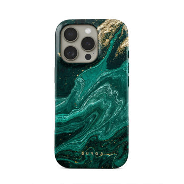 Premium ovitek Burga Tough "Emerald Pool" za iPhone 16 Pro