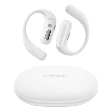 Ear-Hook športne brezžične bluetooth slušalke AceFast "AceFit Air" z najnovejšo BT različico 5.4 in NC tehnologijo - bele Ear-Hook športne brezžične bluetooth slušalke AceFast "AceFit Air" z najnovejšo BT različico 5.4 in NC tehnologijo - bele