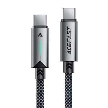 Pleten USB-C v USB-C polnilni in podatkovni kabel Acefast "C19" za hitro polnjenje 60W - 1.2m - črn Pleten USB-C v USB-C polnilni in podatkovni kabel Acefast "C19" za hitro polnjenje 60W - 1.2m - črn
