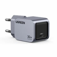 Stenski polnilec Ugreen Nexode Pro X703 30W z USB-C izhodom za hitro polnjenje - siv