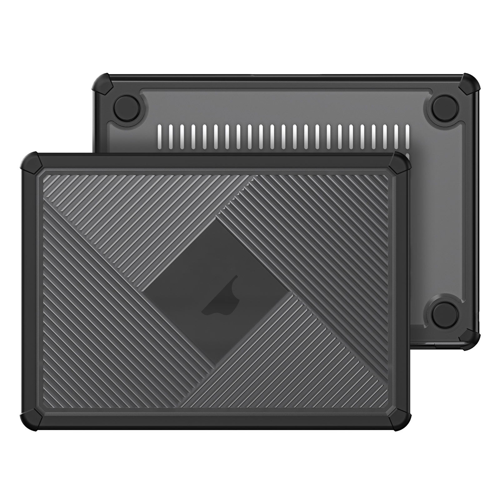 Premium ovitek Dux Ducis LCGH z ojačanimi robovi za MacBook Air 13" (A2681, A3113) - črn