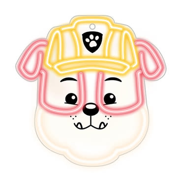 Tačke na patrulji - dekorativna LED neon svetilka Paw Patrol™ - stenska svetilka - Robi