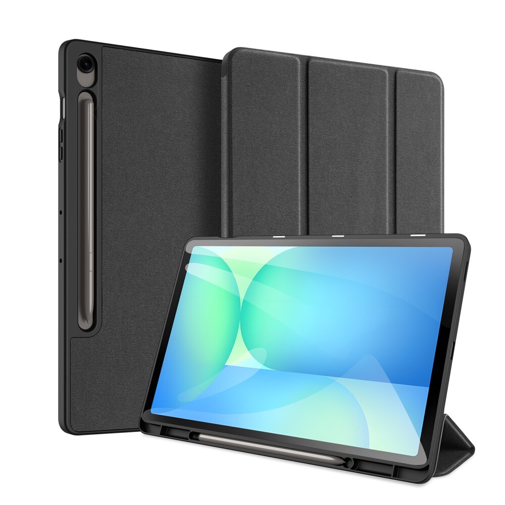 Etui "Skin Domo" za Samsung Galaxy Tab S10 FE Plus - črn