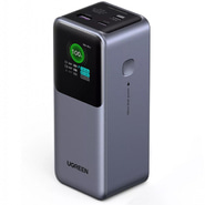 Power bank Ugreen PB721 130W QC + PD z dvema USB-C in enim USB-A izhodom - 20000 mAh - siv