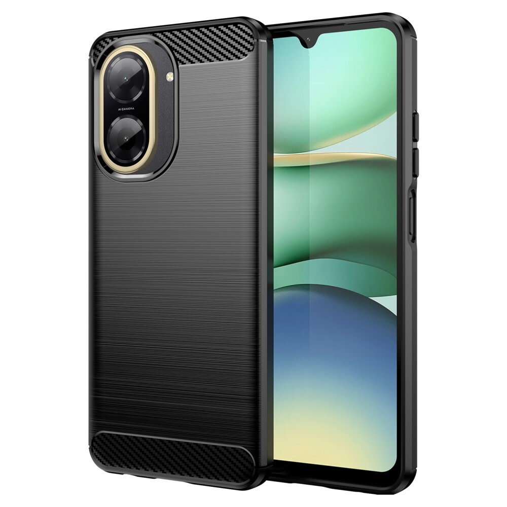 TPU gel ovitek "Brushed Carbon" za Xiaomi Redmi A5 - črn