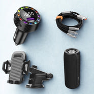 Komplet za vikend pobeg - Glasba na glas, telefon na varnem, baterije polne, zvočnik pripravljen na zabavo