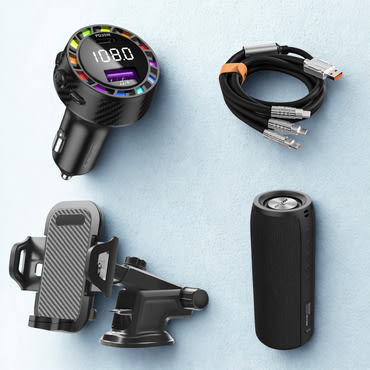 Komplet za vikend pobeg - Glasba na glas, telefon na varnem, baterije polne, zvočnik pripravljen na zabavo