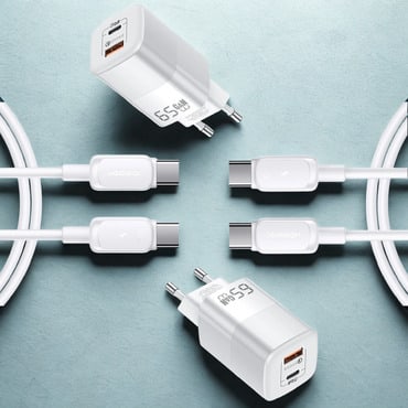 Power Duo GaNForce 65W - Dvojna moč za hitro polnjenje vseh naprav z vrhunsko tehnologijo brez pregrevanja!