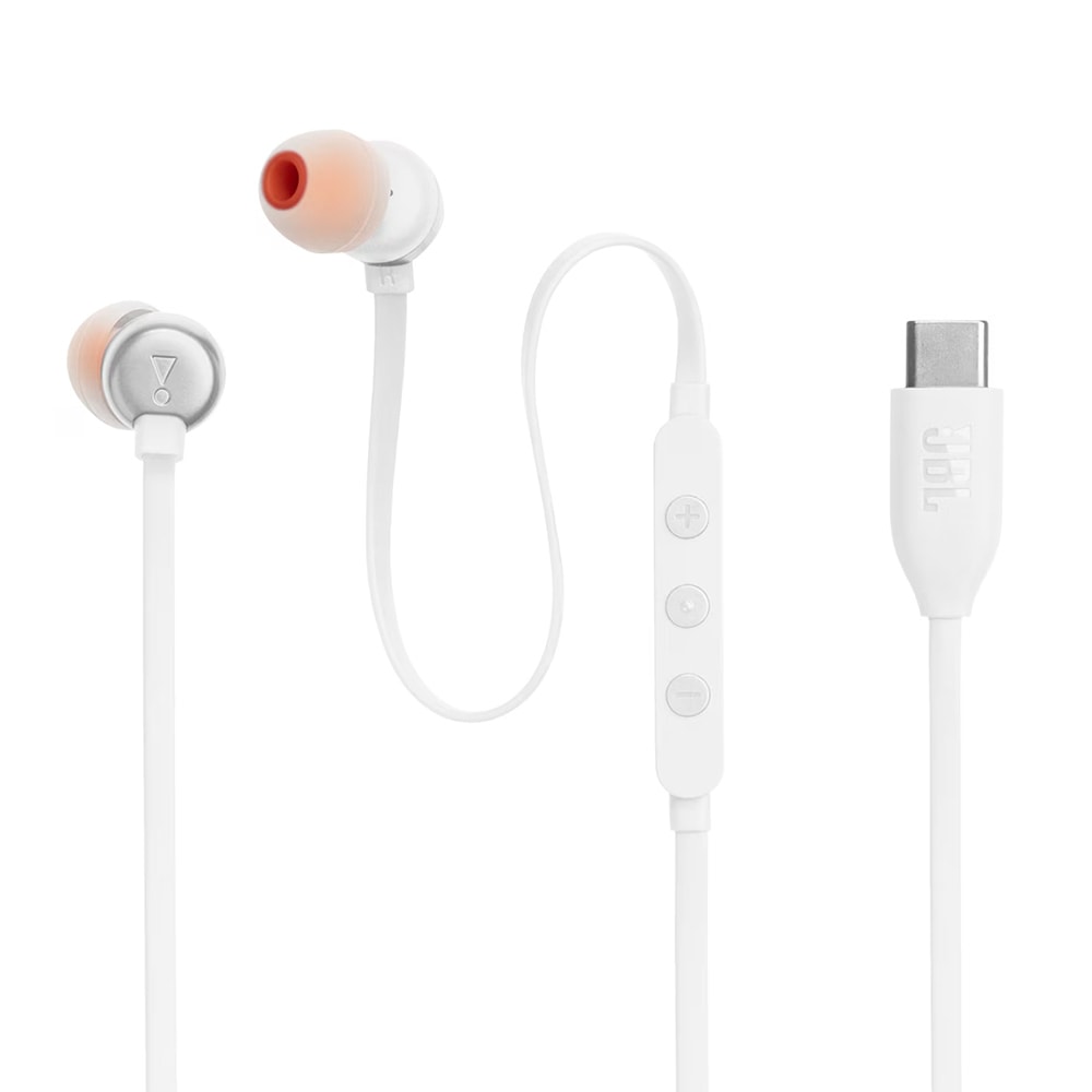 In-Ear slušalke JBL "Tune 310C" Pure Bass z USB-C priključkom - bele