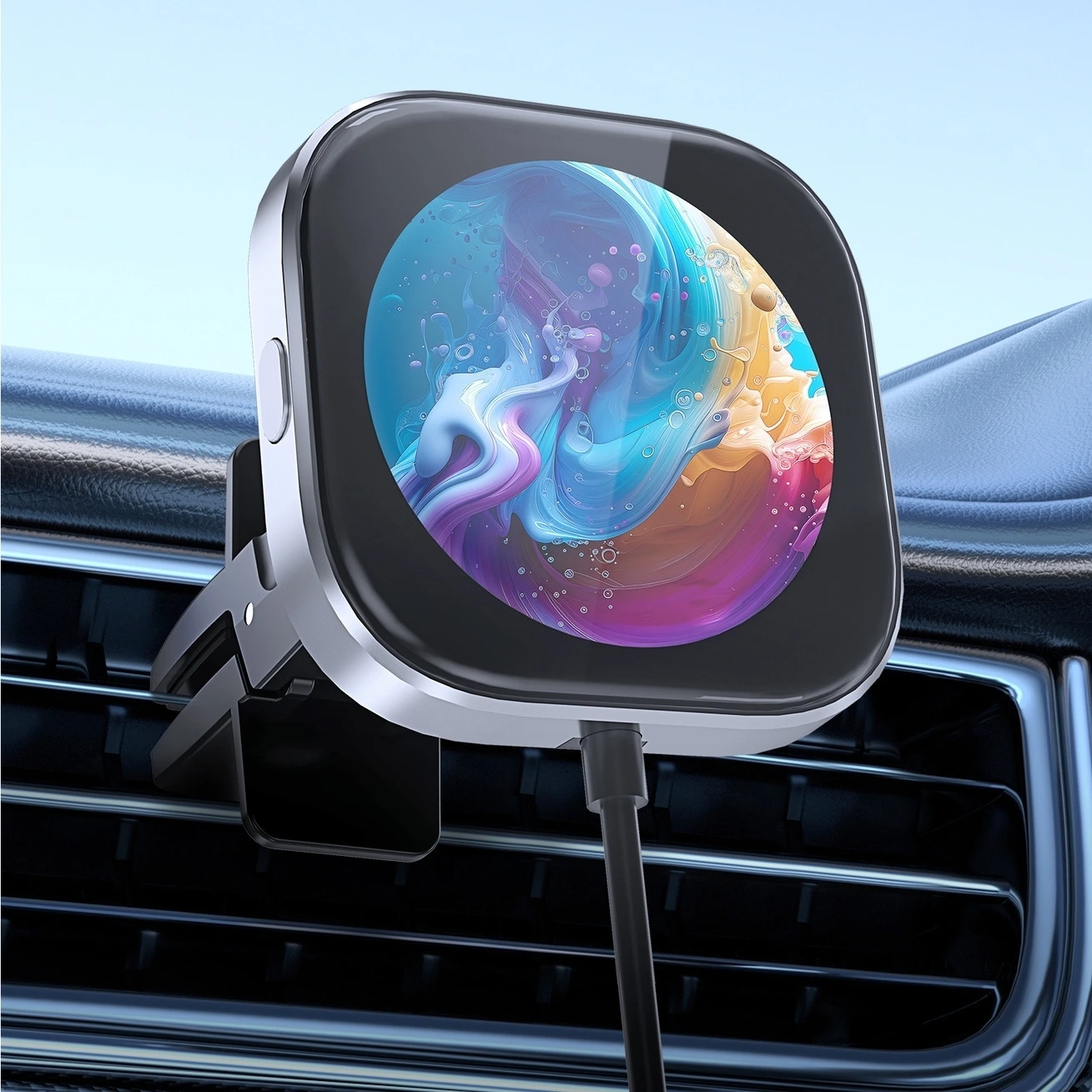 Ottocast CarPlayClip - brezžični CarPlay adapter z zaslonom - za samodejno povezavo vozila in iPhone telefona brez kablov