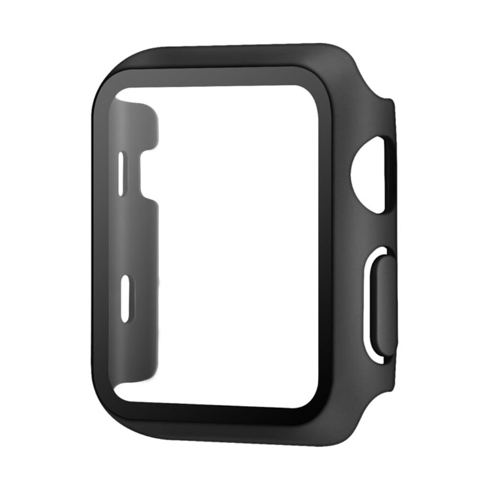 Trden ovitek z zaščitnim steklom za Apple Watch Series 10 (46mm) - črn