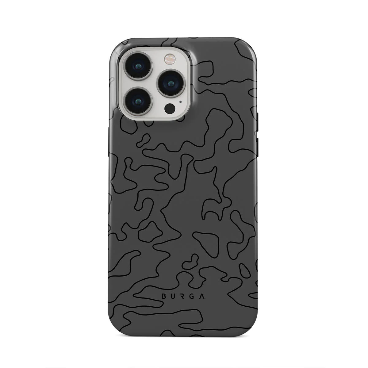 Premium ovitek Burga Tough "Black Rock" za iPhone 13 Pro Max