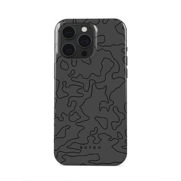 Premium ovitek Burga Tough "Black Rock" za iPhone 15 Pro