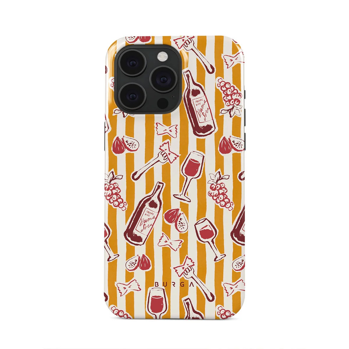 Premium ovitek Burga Tough "Buona Sera" za iPhone 15 Pro