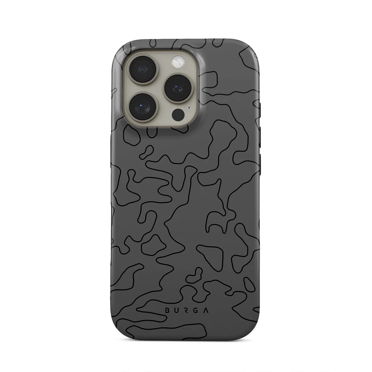 Premium ovitek Burga Tough "Black Rock" za iPhone 16 Pro Max