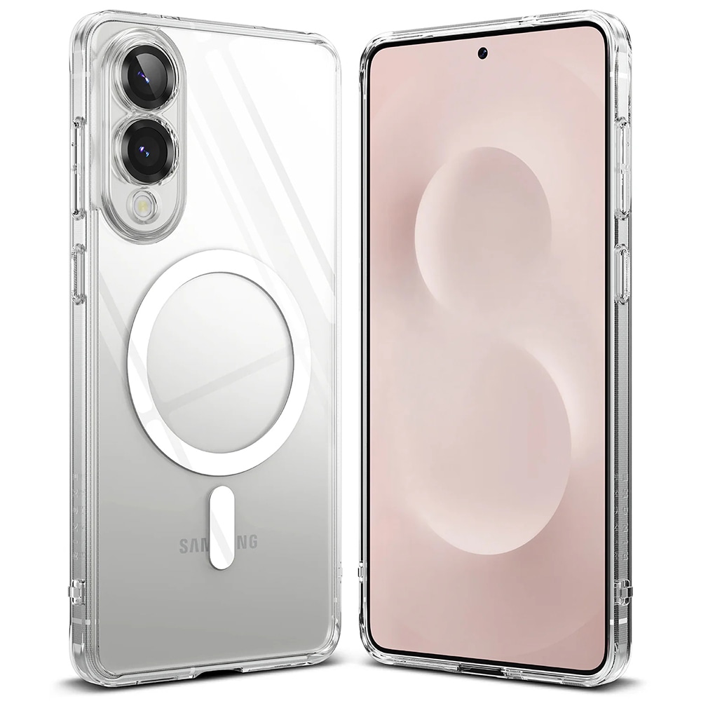 Ovitek Ringke "Fusion Magnetic" za Samsung Galaxy S25 Edge - clear