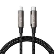 USB-C v USB-C kabel Tech-Protect "UltraBoost 10T" s PD 240W in QC 4.0 polnjenjem ter 480 Mbps prenosom podatkov - 1m - črn