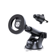 Premium 2v1 nosilec Mobile Origin "MO21" za ventilacijsko režo in armaturno ploščo za vse naprave - črn