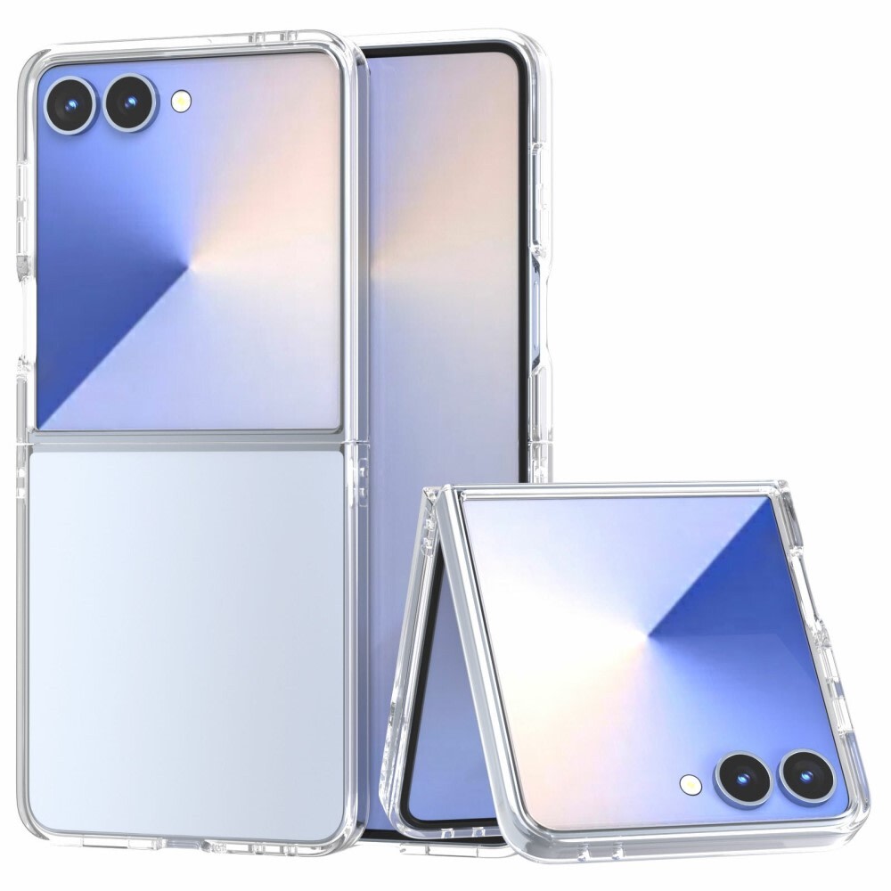 Trden ovitek za Samsung Galaxy Z Flip7 - prozoren