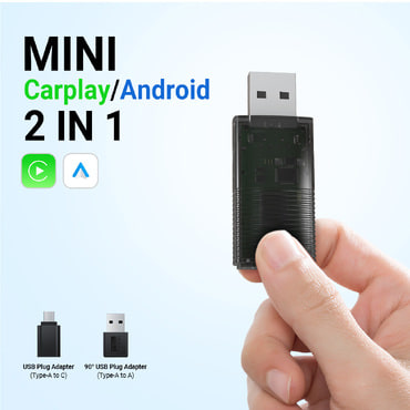 Ottocast Mini brezžični CarPlay / Android Auto adapter za samodejno povezavo vozila in telefona brez kablov - USB-A ali USB-C Ottocast Mini brezžični CarPlay / Android Auto adapter za samodejno povezavo vozila in telefona brez kablov - USB-A ali USB-C