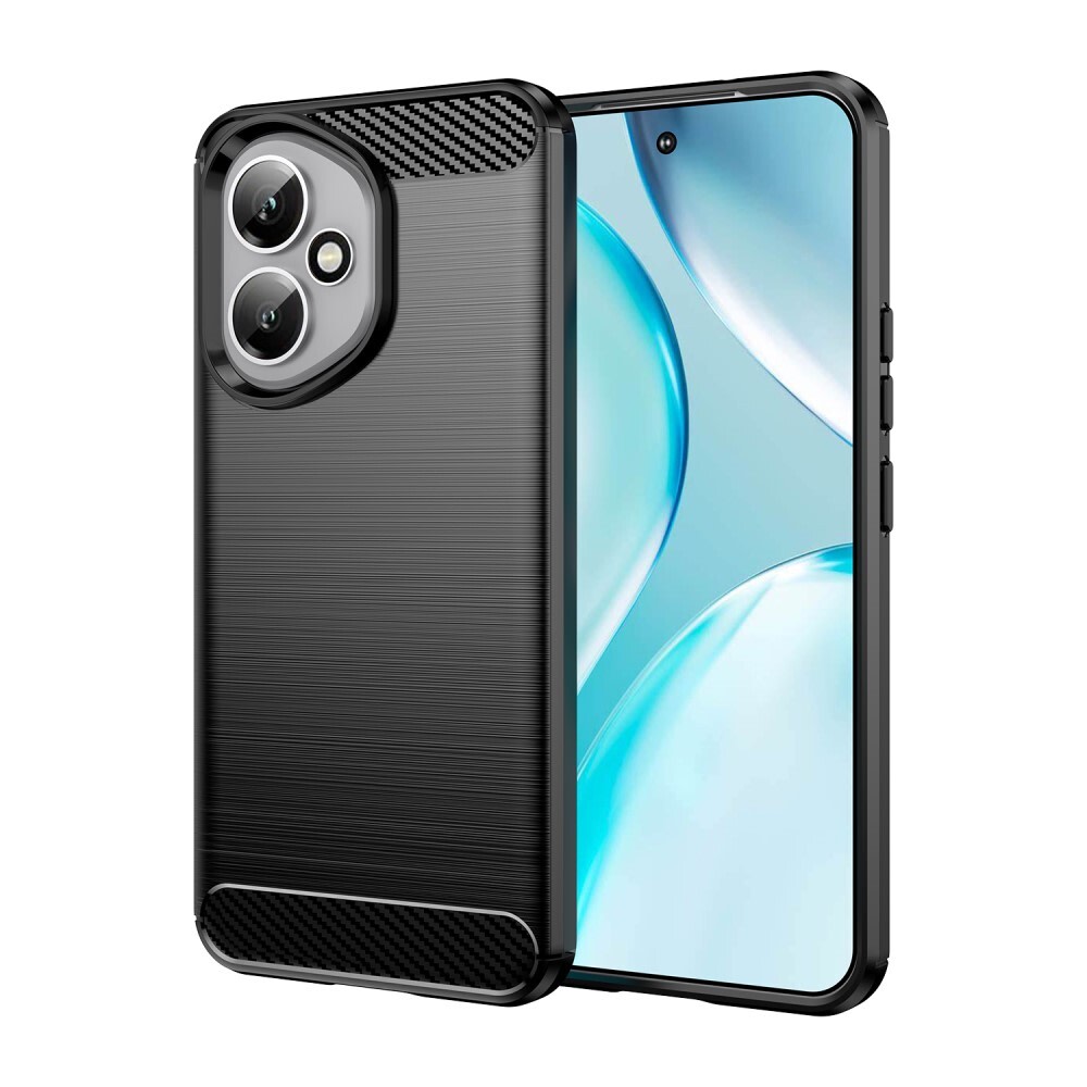 TPU gel ovitek "Brushed Carbon" za Honor 400 - črn