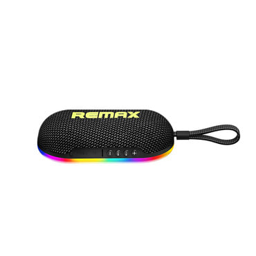 Bluetooth zvočnik Remax BoomBeam - prenosni zvočnik z RGB osvetlitvijo - phantom black