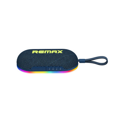 Bluetooth zvočnik Remax BoomBeam - prenosni zvočnik z RGB osvetlitvijo - lunar blue