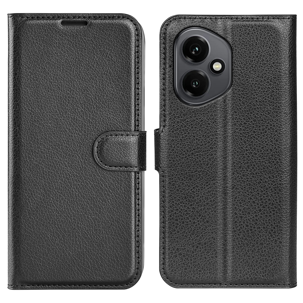 Etui "Litchi" za Honor 400 - črn