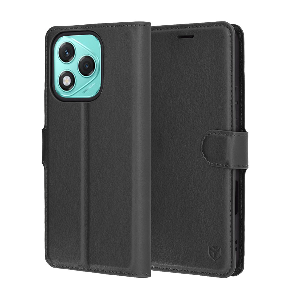 Etui Techsuit "Leather Folio" za Honor 400 Lite - črn
