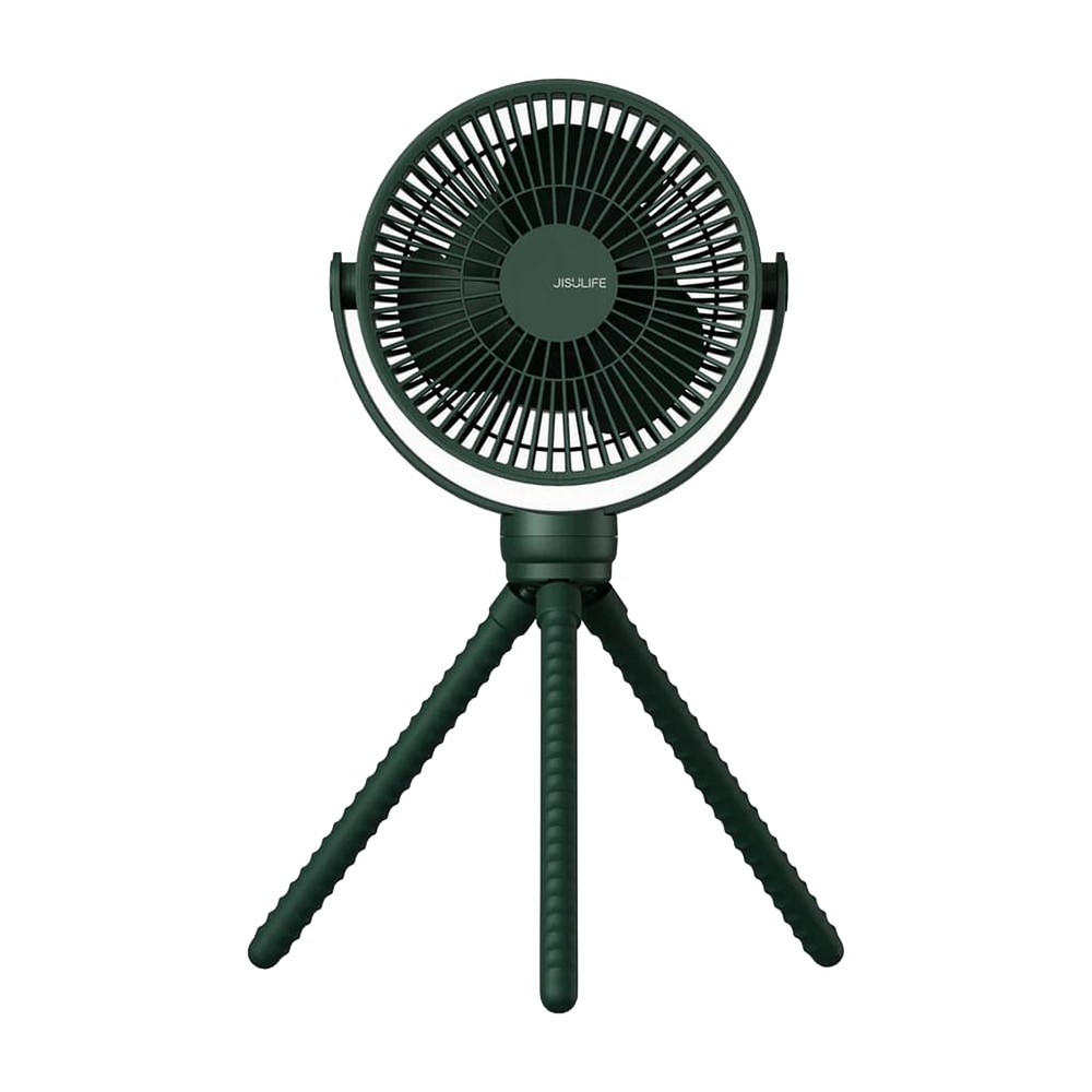 Premium prenosni ventilator JisuLife "Cryo" z upogljivim trinožnim stojalom in štirimi hitrostmi - zelen