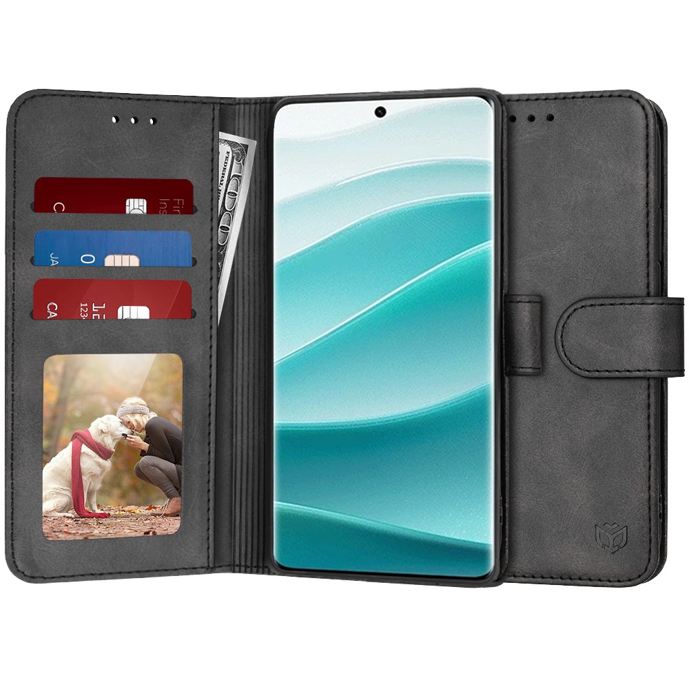 Etui Techsuit "Diary Book" za Huawei P30 - črn