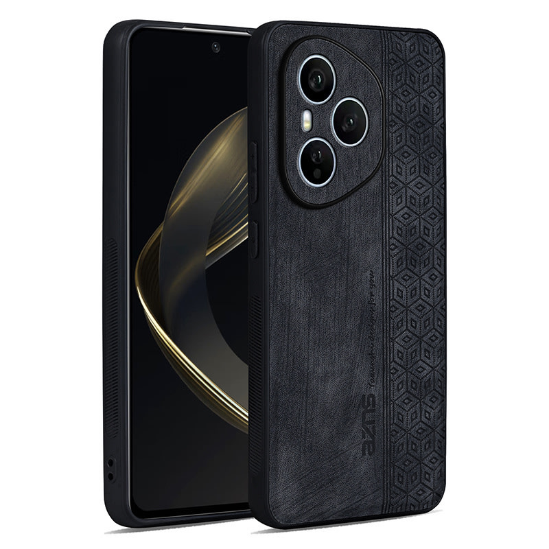 Premium ovitek Cube Leather za Honor 400 z vgrajeno zaščito zadnjih kamer - graphite black