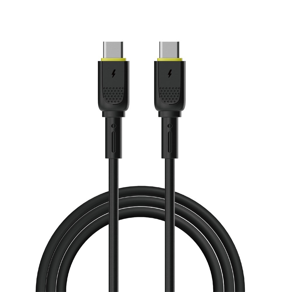 USB-C v USB-C kabel WIWU "C034" s polnjenjem do 60W združljivostjo z napravami, ki podpirajo Power delivery - 1.2 m - črn