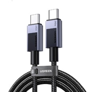 USB-C v USB-C kabel Ugreen "L513" s PD 240W in 5A ter 480 Mbps prenosom podatkov - 1m - črn